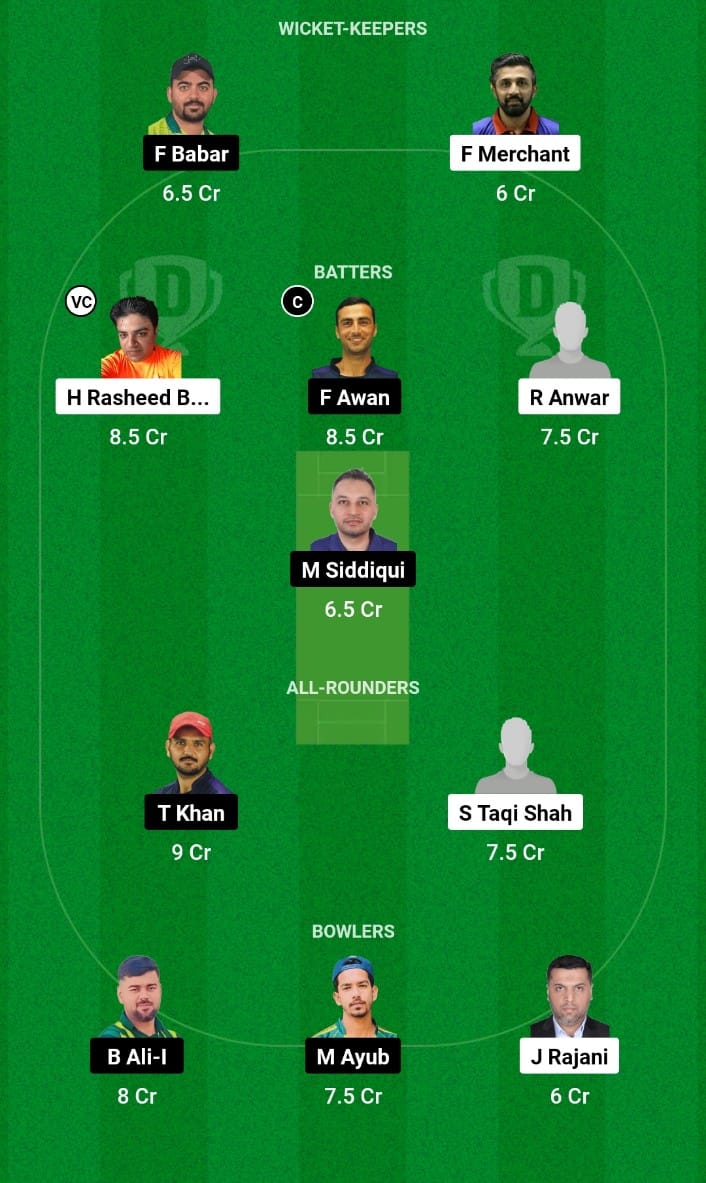 Best Dream11 Prediction for Today’s Match 51 HSB vs MEM ICCA Arabian T20 League 2023