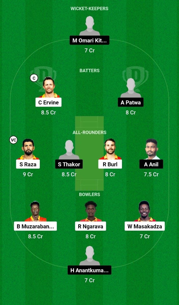 Best Dream11 Prediction for Today’s Match 5 TZN vs ZIM ICC Mens T20 World Cup Africa Region Qualifier 2023