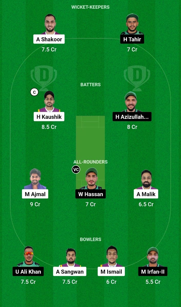 AJM vs FUJ Dream11 Prediction Match 18 Emirates D10 League 2023