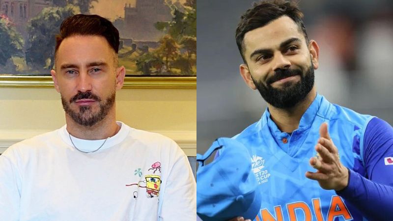 Faf Du Plessis Lauds Virat Kohli for an incredible World Cup campaign at home