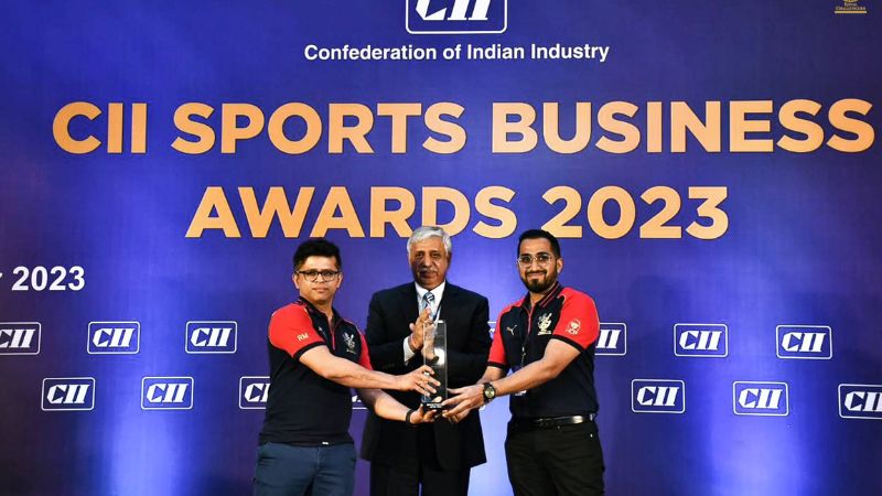 KIIT and RCB Shine at CII Sports Business Awards 2023; RCB Crowned Sports Franchise of the Year