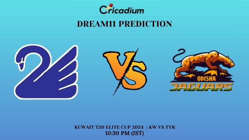 KW vs TYR Dream11 Prediction Kuwait T20 Elite Cup 2024 Match 8