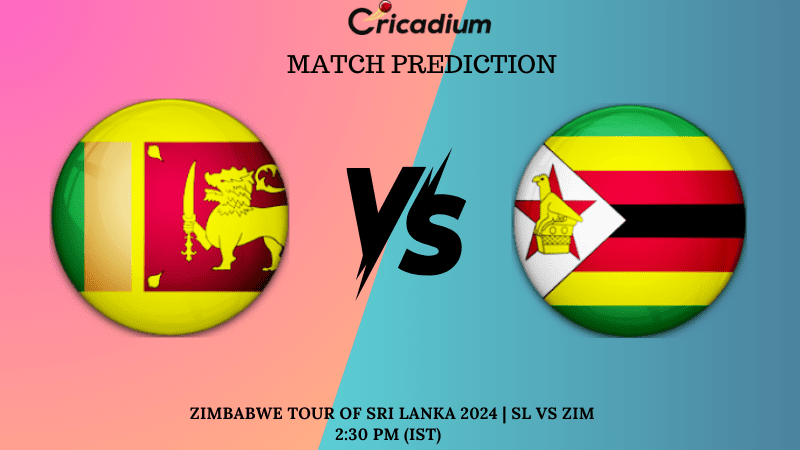 SL vs ZIM Match Prediction Zimbabwe tour of Sri Lanka 2024 Match 3