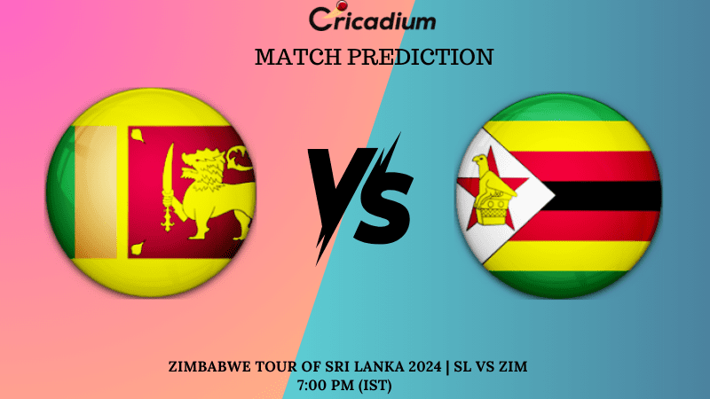 SL vs ZIM Match Prediction Zimbabwe tour of Sri Lanka 2024 6th T20I