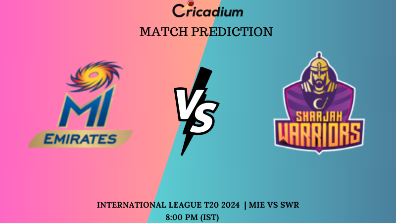 MIE vs SWR Match Prediction International League T20 2024 Match 18
