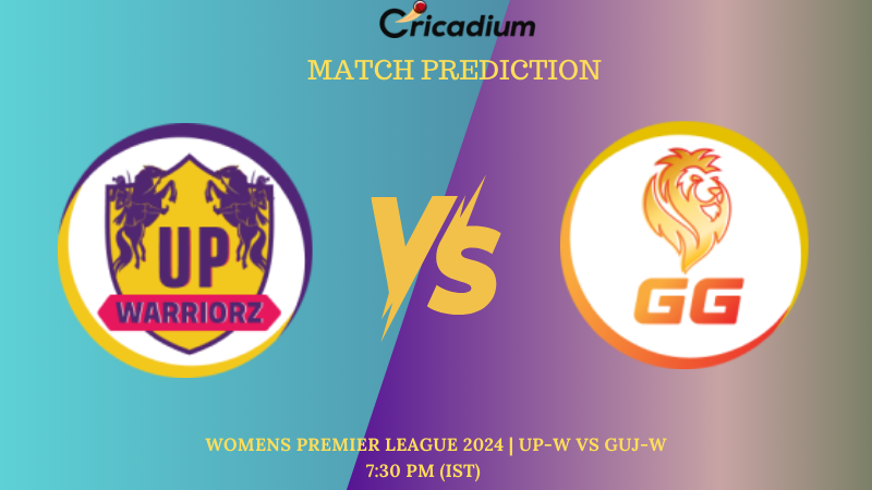 UP-W vs GUJ-W Match Prediction Match 8 WPL 2024