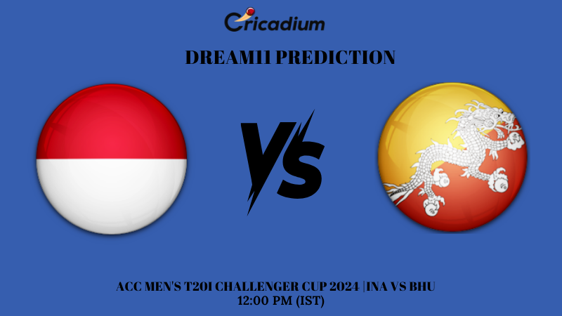 INA vs BHU Dream11 Prediction ACC Men’s T20I Challenger Cup 2024 Match 6