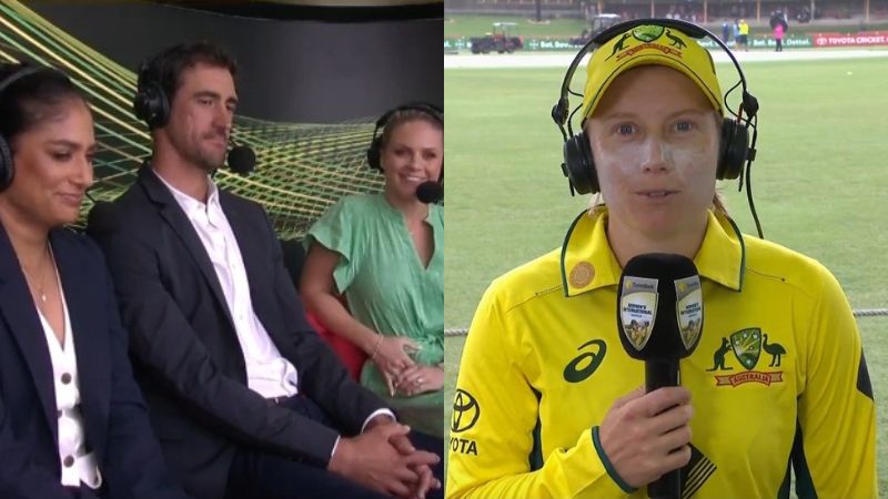 Starc's Interview with Healy: Ultimate Couple Goals at 2nd ODI