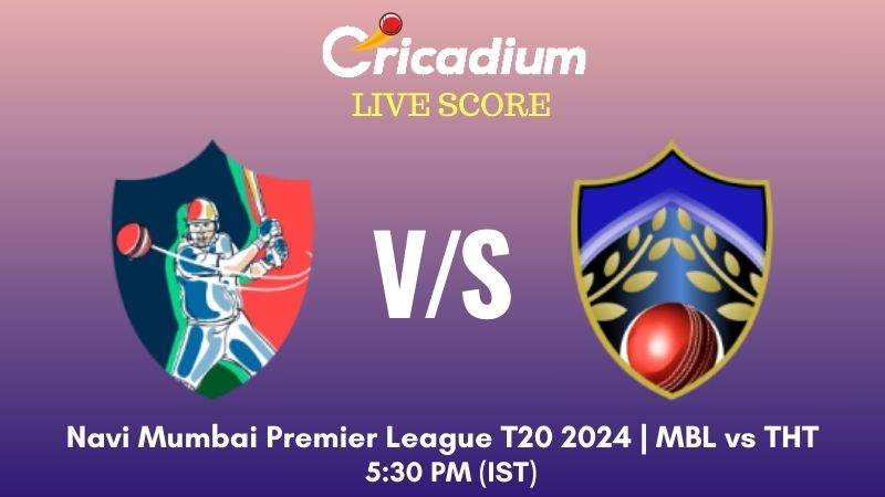 Navi Mumbai Premier League T20 2024 Mira Bhayander Lions vs Thane Tigers Live Cricket Score ball by ball commentary