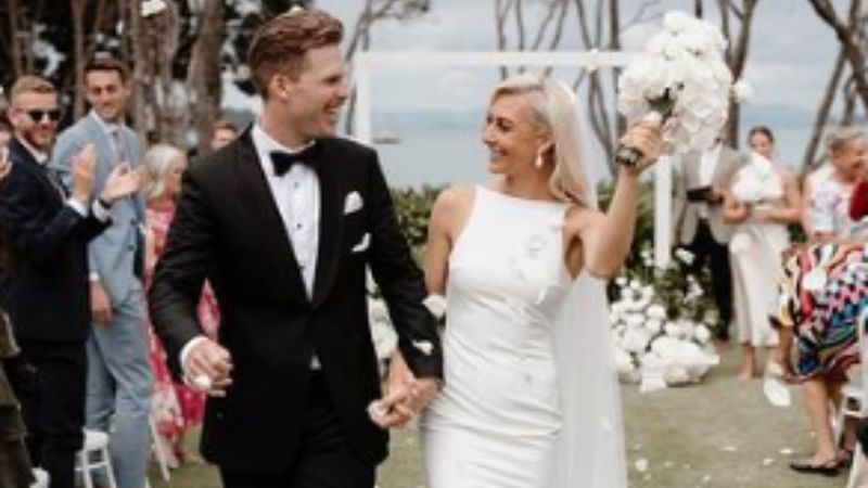 Lockie Ferguson weds Emma Komocki in heartfelt ceremony