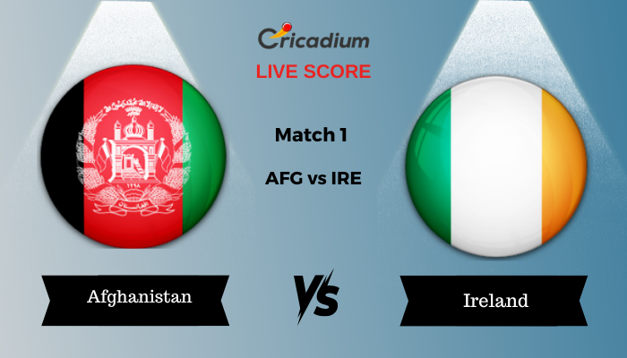 AFG vs IRE Live Score: Afghanistan vs Ireland in UAE 2024, Match 1, Ball-by-Ball Commentary & Results