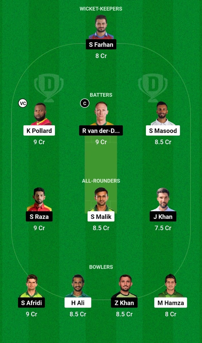 KAR vs LAH Dream11 Team Match 26 PSL 2024