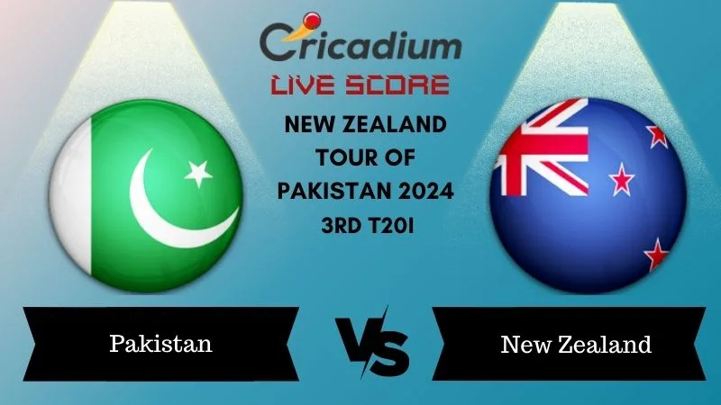 New Zealand tour of Pakistan 2024 3rd T20I PAK vs NZ Live Score