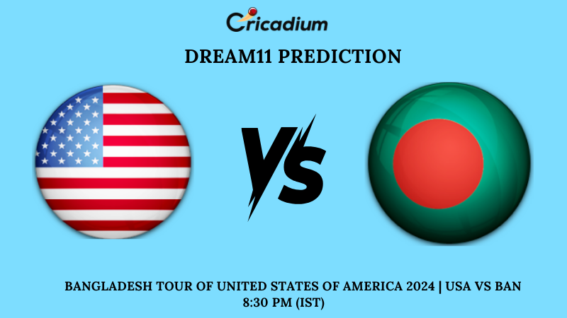 USA vs BAN Dream11 Prediction 3rd T20I Bangladesh tour of United States of America 2024 2024