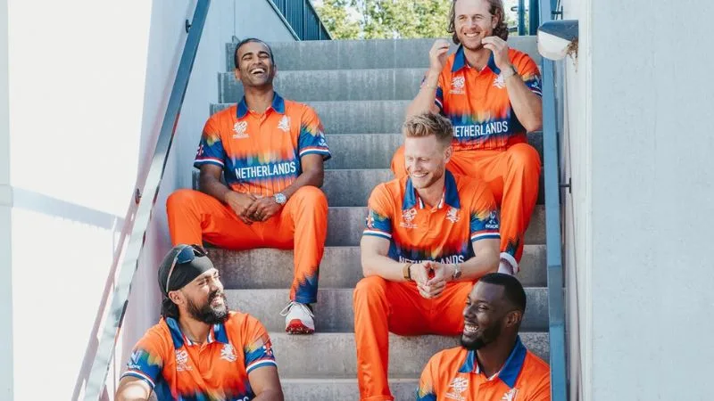 Netherlands men's cricket team dons new jerseys for the ICC T20 World Cup 2024