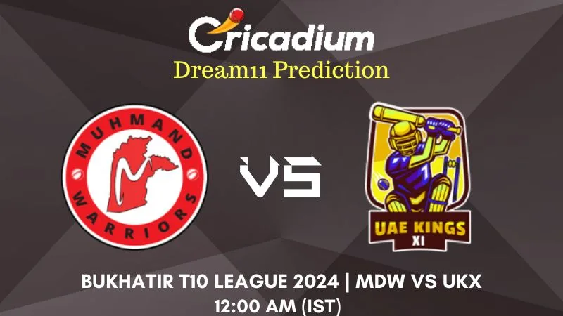 MDW vs UKX Dream11 Prediction Match 10 Bukhatir T10 League 2024