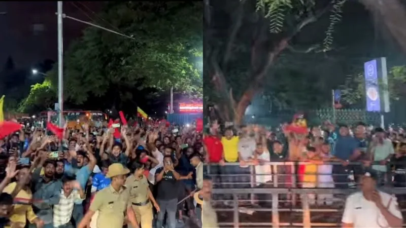 Watch: RCB Fans Celebrate Victory Over CSK in Post-Midnight Hours