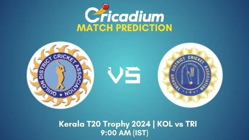 KOL vs TRI Match Prediction Match 25 Kerala T20 Trophy 2024