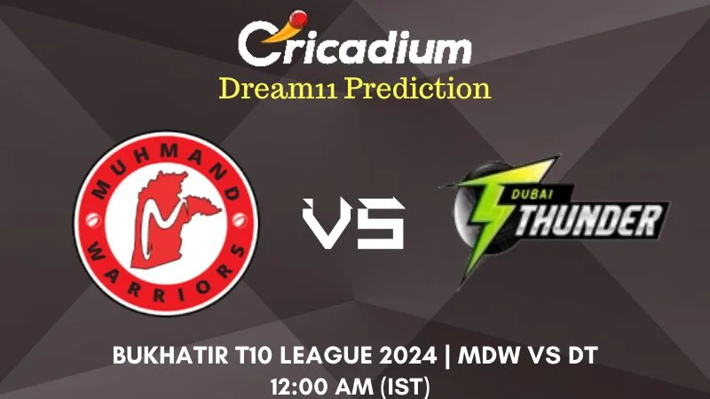 MDW vs DT Dream11 Prediction Match 24 Bukhatir T10 League 2024
