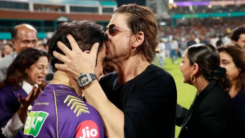 Shah Rukh Khan’s Heartwarming Kiss on Gautam Gambhir Goes Viral After KKR Win IPL 2024