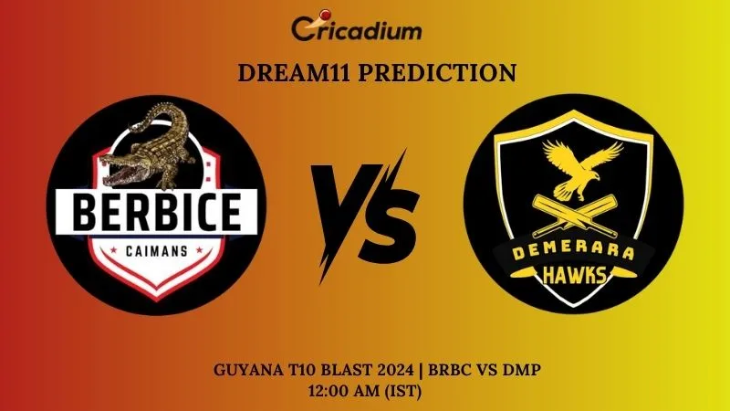 BRBC vs DMP Dream11 Prediction 2nd Semifinal Match Guyana T10 Blast 2024