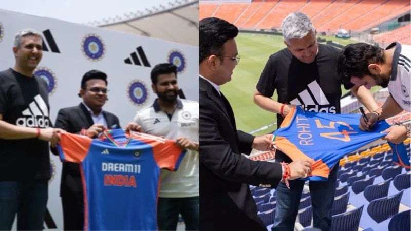 Rohit Sharma signed Team India T20I jersey to be kept as memorabilia in Narendra Modi Stadium