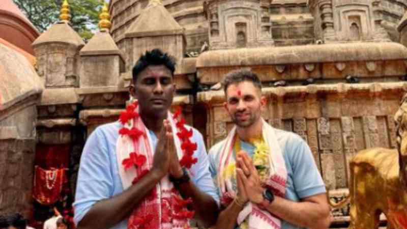 Keshav Maharaj Visits Kamakhya Temple Before Match