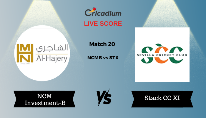KCC T20 Challengers Cup 2024 Match 20 NCMB vs STX Live Score