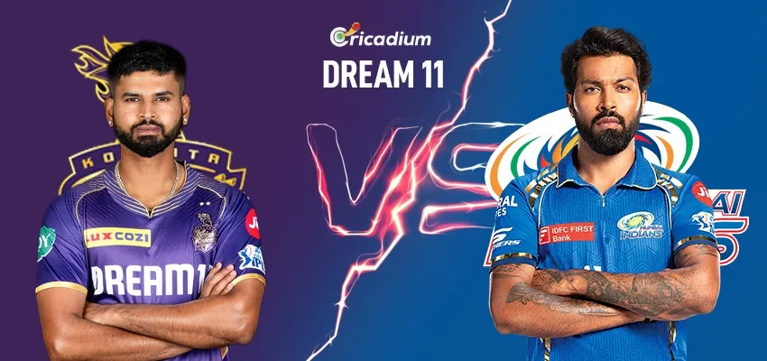 KKR vs MI Dream11 prediction IPL 2024 Match 60