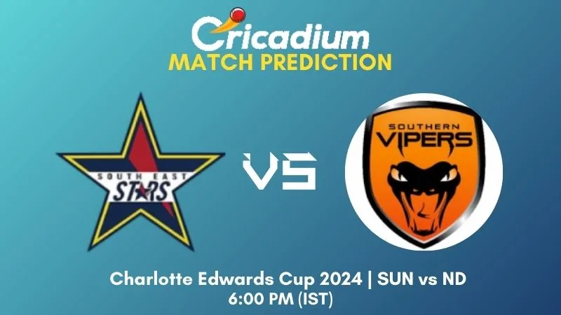 SUN vs ND Match Prediction Match 20 Charlotte Edwards Cup 2024