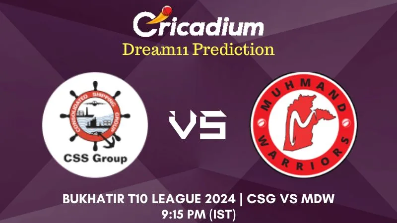 CSG vs MDW Dream11 Prediction Match 55 Bukhatir T10 League 2024