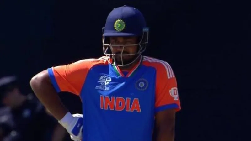 Why Sanju Samson Isn't Playing Today T20 World Cup 2024 Match 8?