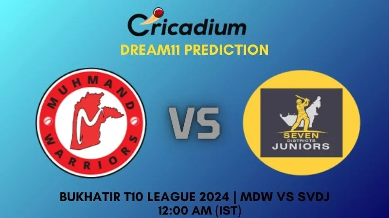 MDW vs SVDJ Dream11 Prediction Cup Quarter Final-4 Bukhatir T10 League 2024