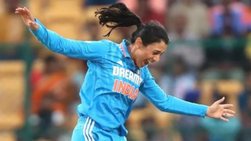 Smriti Mandhana's Distinct Bowling Secures First ODI Wicket