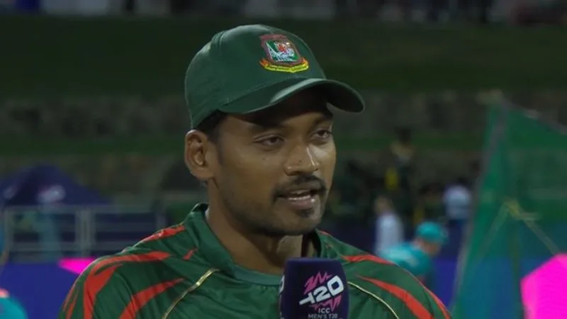 Najmul Hossain Shanto Blames Batting After Loss to India in T20 World Cup 2024