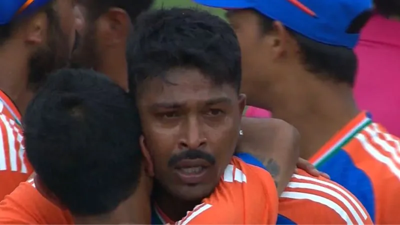 Hardik Pandya Becomes Emotional After T20 World Cup Win