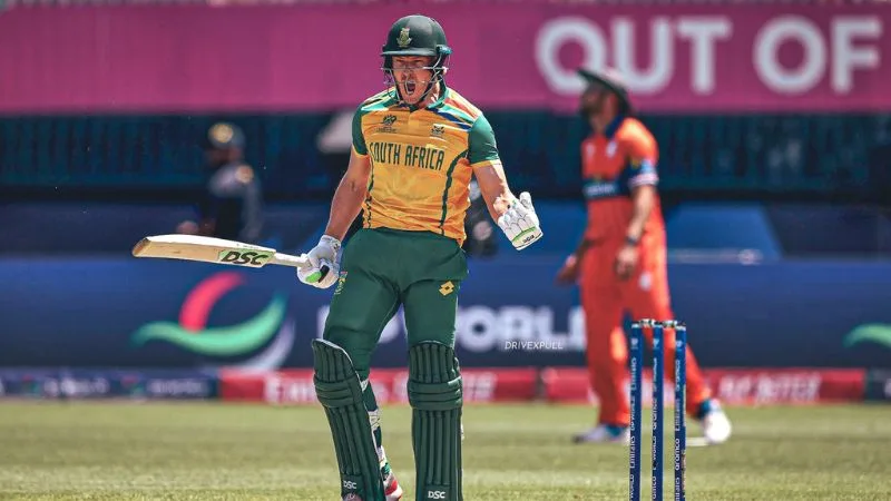 David Miller credits the Netherlands players for “hitting their areas well” as South Africa wins match