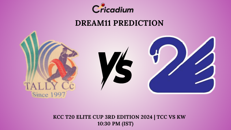 TCC vs KW Dream11 Prediction Match 20 KCC T20 Elite Cup 3rd Edition 2024
