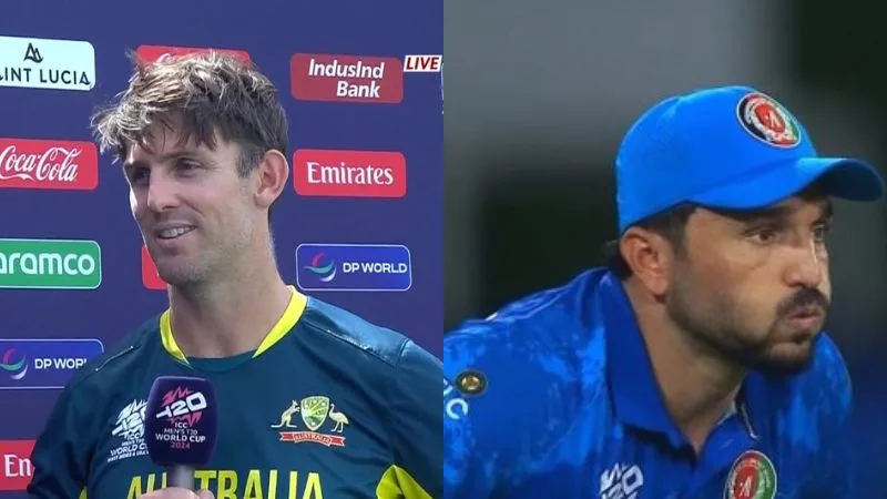 Mitchell Marsh Laughs Off Gulbadin Naib's Antics as Australia Exits T20 World Cup 2024