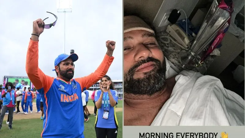 Rohit Sharma's Morning Selfie With the WC Trophy Went Viral