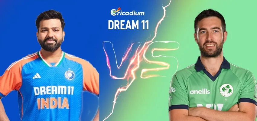 IND vs IRE Dream11 Prediction T20 World Cup 2024 8th T20I