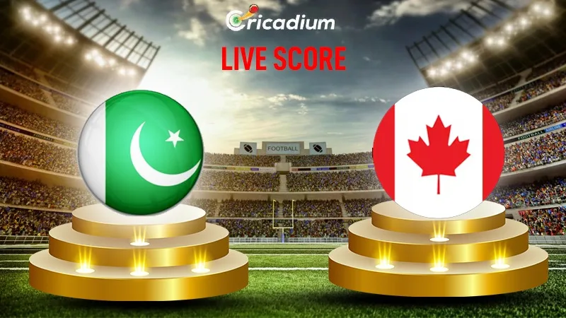 T20 World Cup 2024 22nd T20I PAK vs CAN Live Score