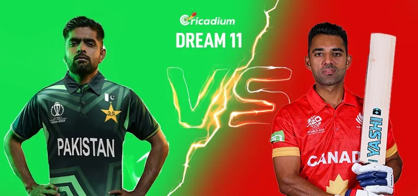 PAK vs CAN Dream11 Prediction T20 World Cup 2024 22nd T20I