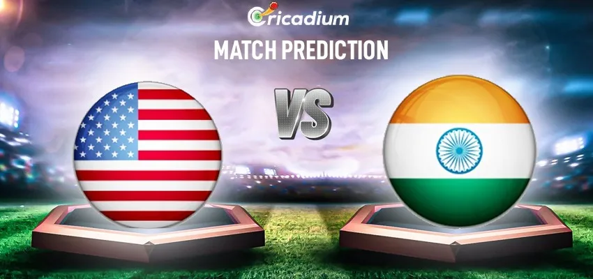 T20 World Cup 2024 25th T20I USA vs IND Match Prediction