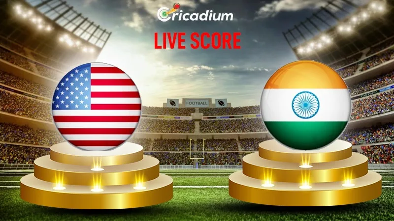 T20 World Cup 2024 25th T20I USA vs IND Live Score