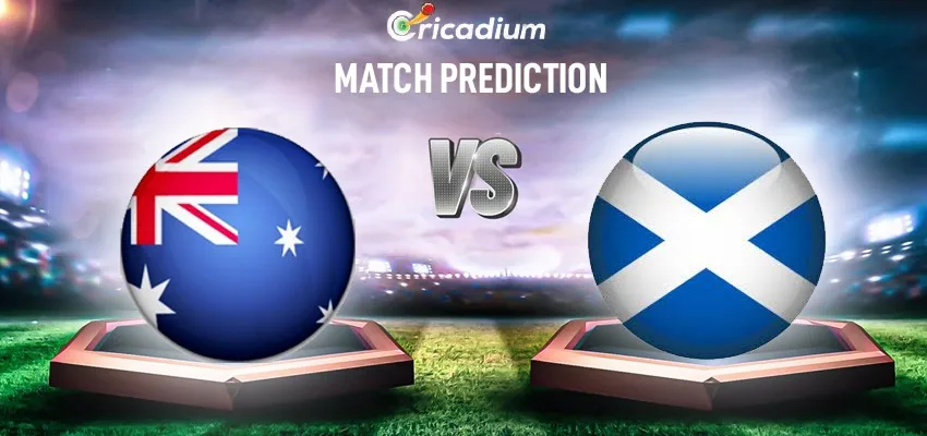 T20 World Cup 2024 35th T20I AUS vs SCO Match Prediction