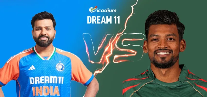 IND vs BAN Dream11 Prediction T20 World Cup 2024 Super Eight - Match 7