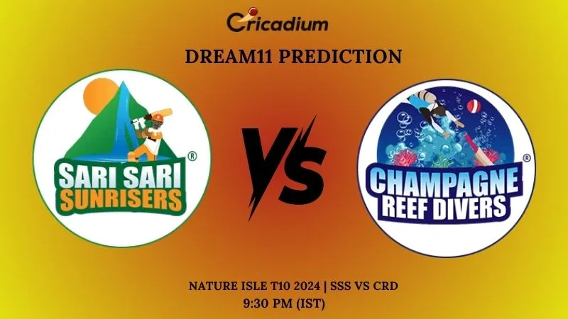 SSS vs CRD Dream11 Prediction Match 21 Nature Isle T10 2024