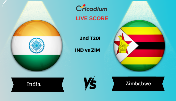 India tour of Zimbabwe 2024 2nd T20I IND vs ZIM Live Score