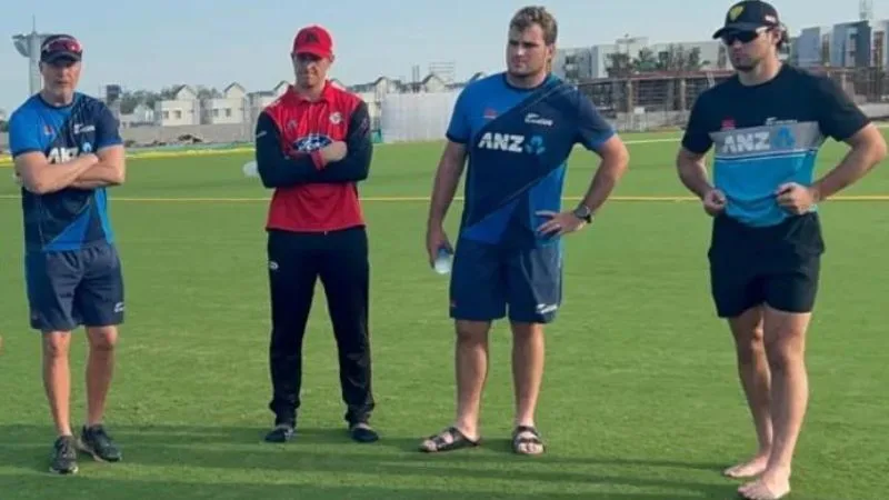 Training in Chennai Signals Next Gen Transition for NZ Trio